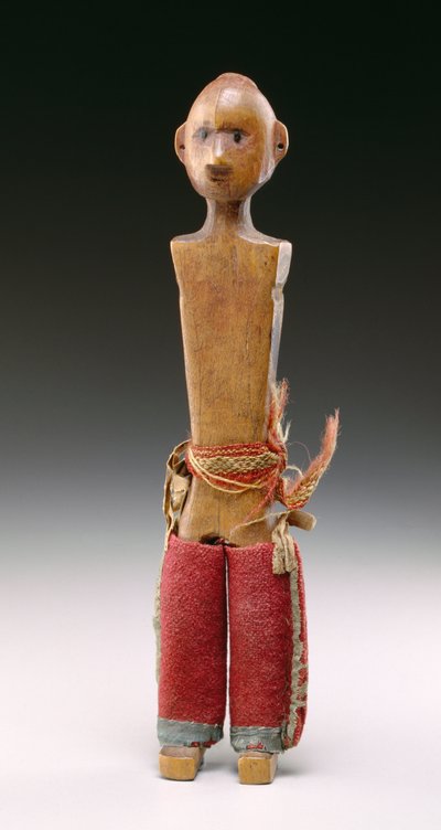 Male Figure (Love Doll) Potawatomi, 1800-60 by American School